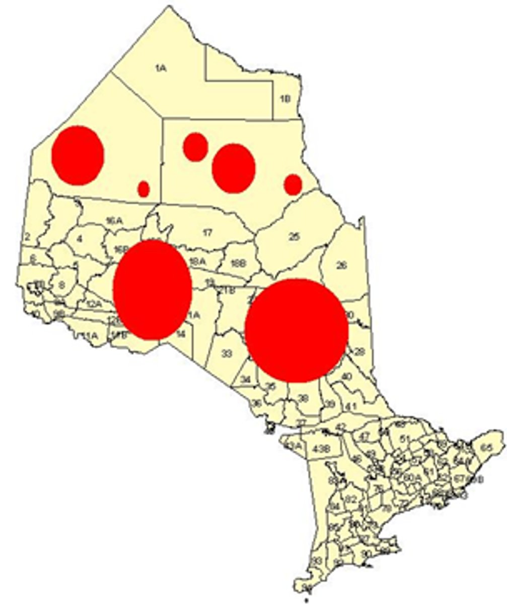 <p>Number of individuals per unit area</p>