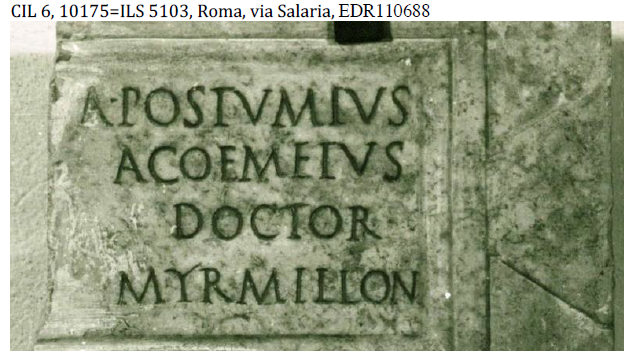 <p>CIL 6, Roma via Salaria</p>