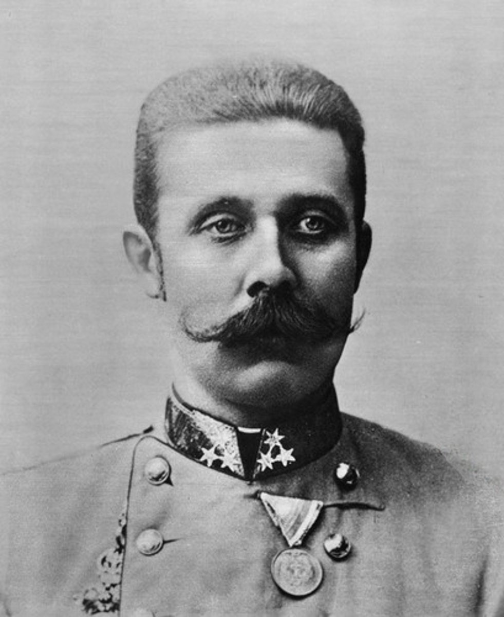 <p>heir to the throne of Austria Hungary; assassinated .; sparked WWI</p>