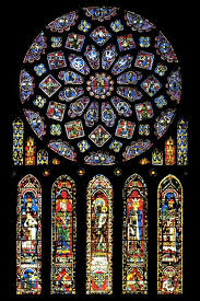 <p>Rose Window and Lancets location</p>
