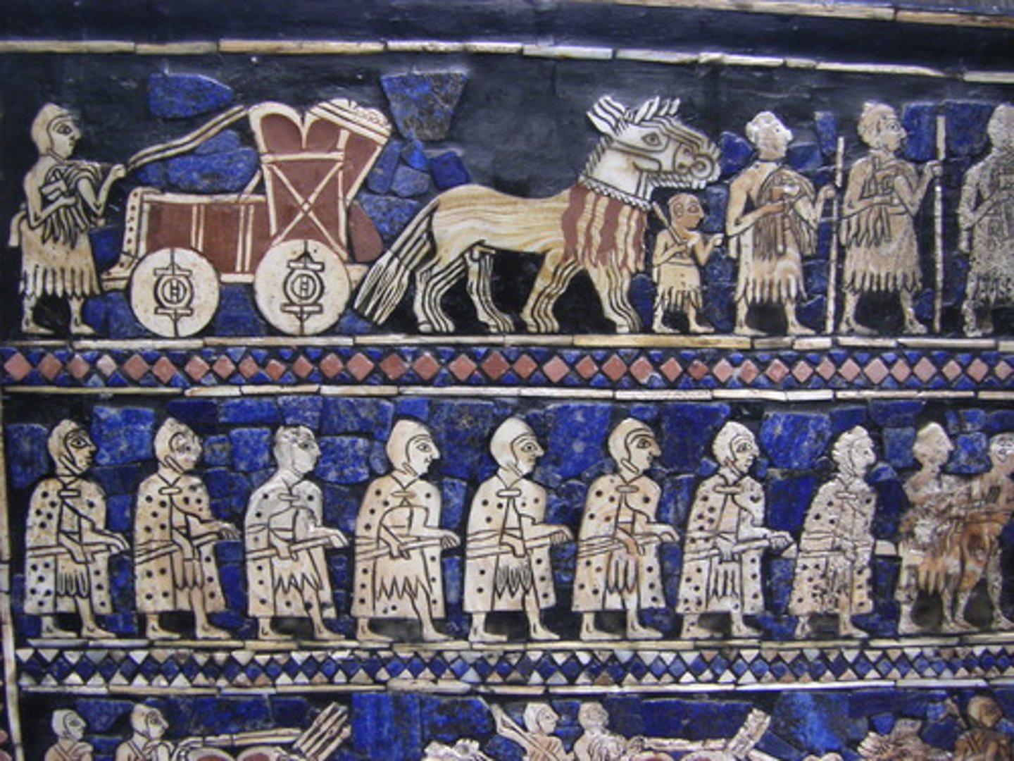 <p>Sumer is the earliest known civilization, located in southern Mesopotamia.</p><p>The Sumerians were known for inventing cuneiform, farming, raising cattle, weaving textiles, working with carpentry, and pottery.</p>