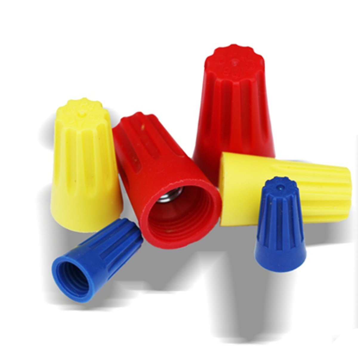 <p>Used to connect AC wires. Color coded to denote capacity.</p>