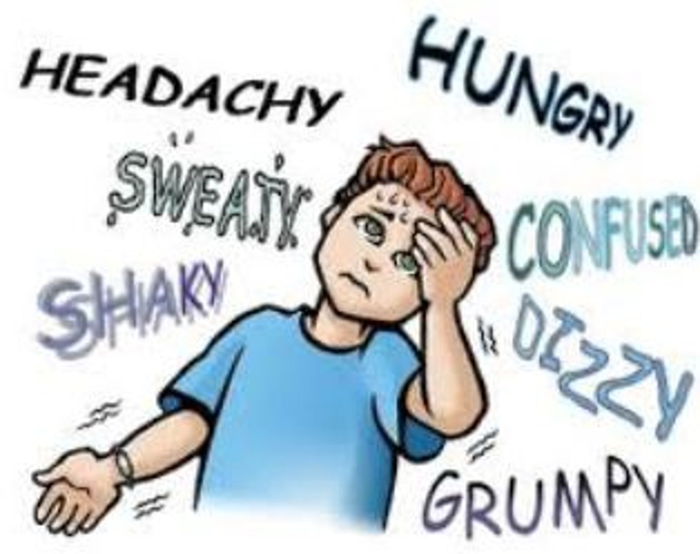 <p>- with diabetes: too much insulin or diabetes meds</p><p>- without diabetes: eating less, exercising more than usual, alcohol, some meds, or underlying conditions</p>