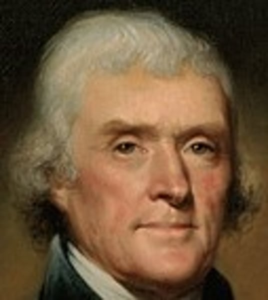 <p>1801-1809 Democratic-Republican<br>Marbury v. Madison; Louisiana Purchase; Embargo of 1807</p>