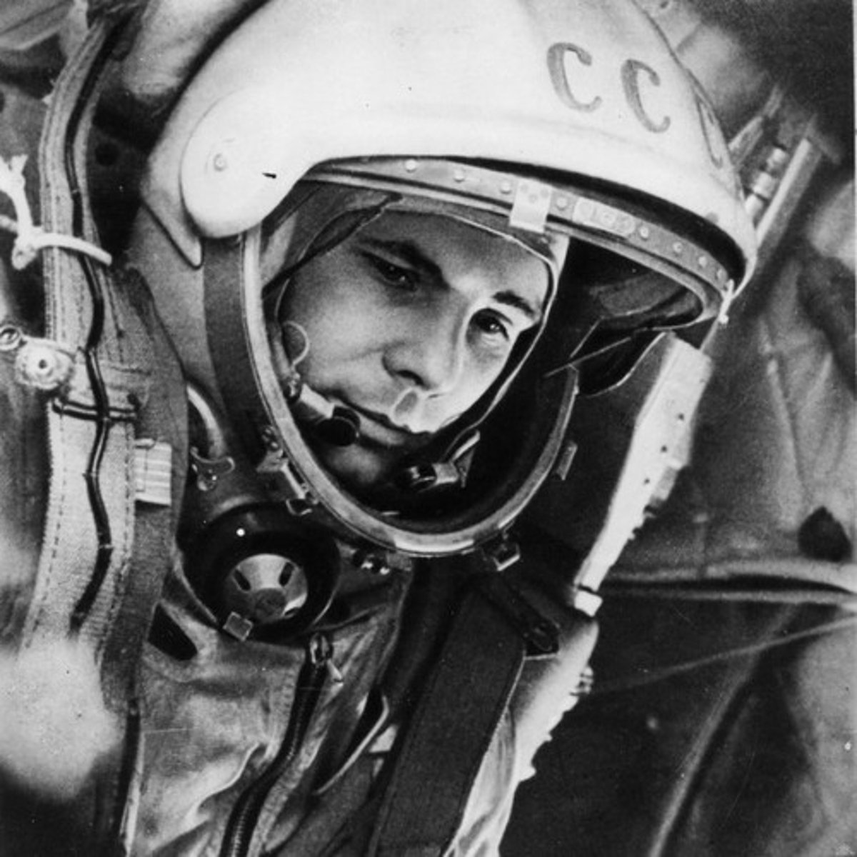 <p>a Russian; the first man in space and the first man to orbit earth</p>