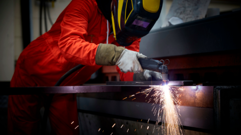 <p>a process that uses a high-velocity jet of ionized gas to cut through electrically conductive materials.</p><p></p>