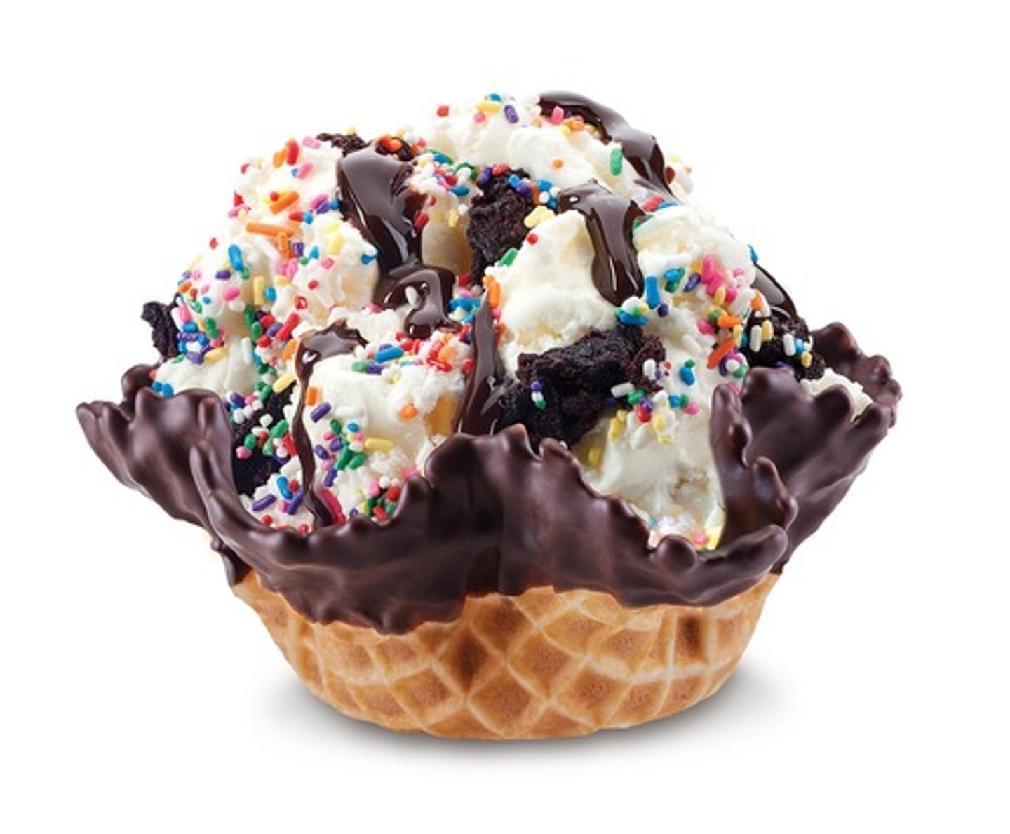 <p>Cake Batter, Sprinkles, Brownie, Fudge</p>