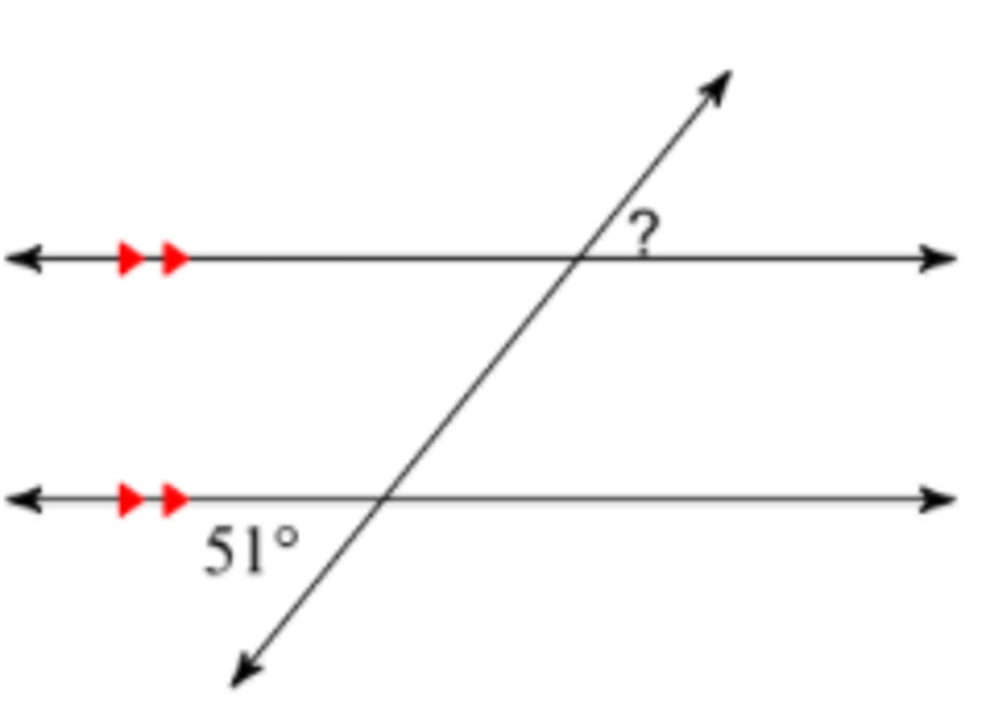 <p>What is the missing angle?</p>