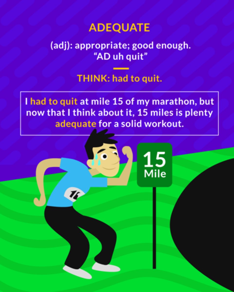 <p>(adj.) enough, sufficient</p>