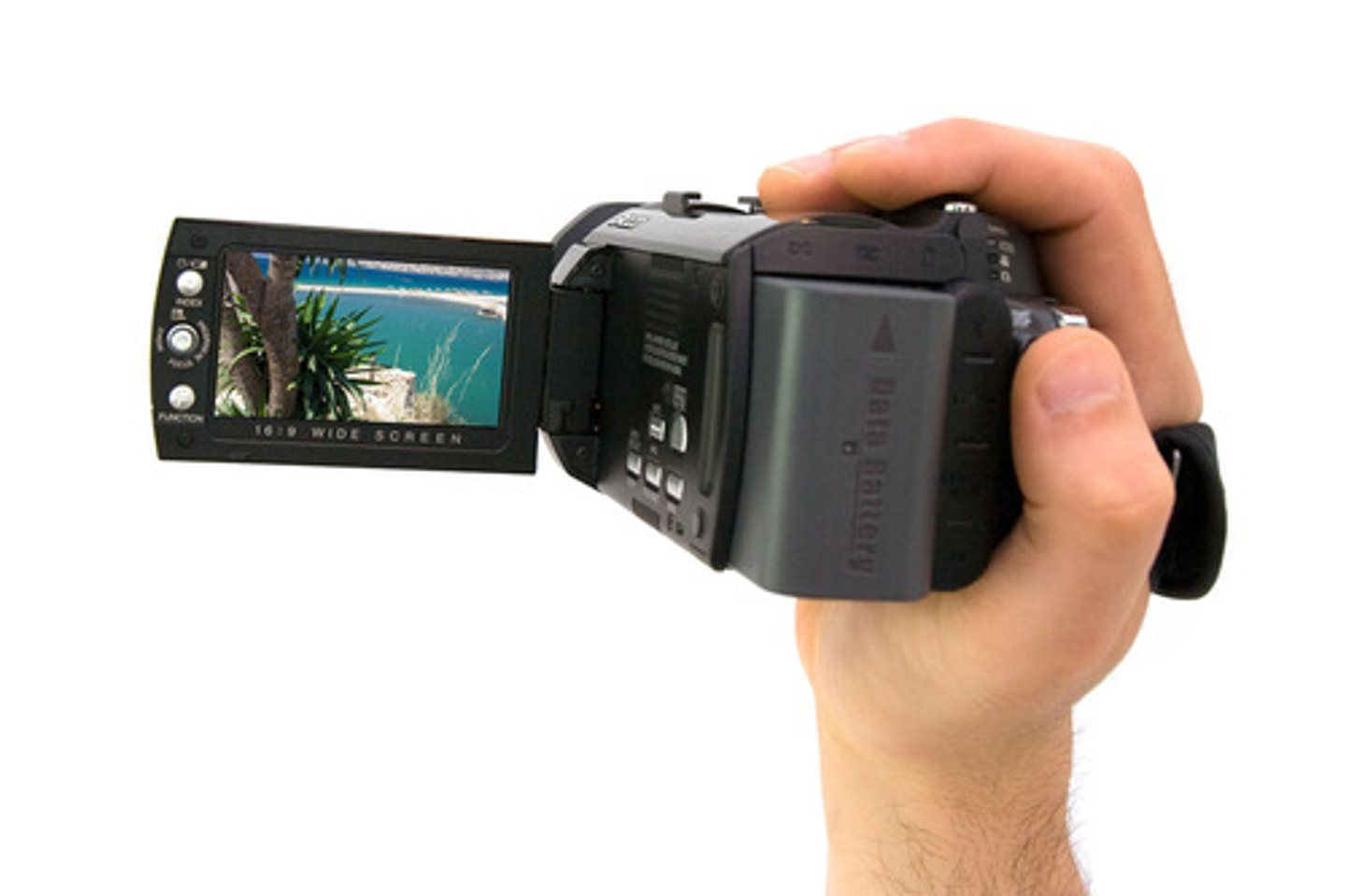 <p>la cámara de video</p>