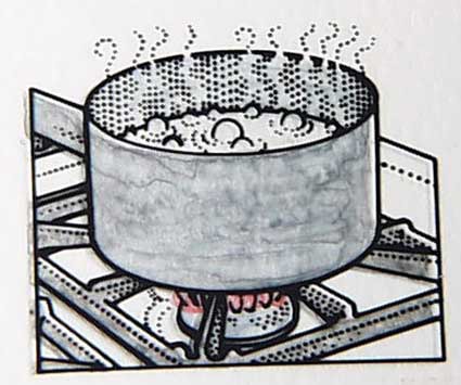action quand l'eau fait des bulles