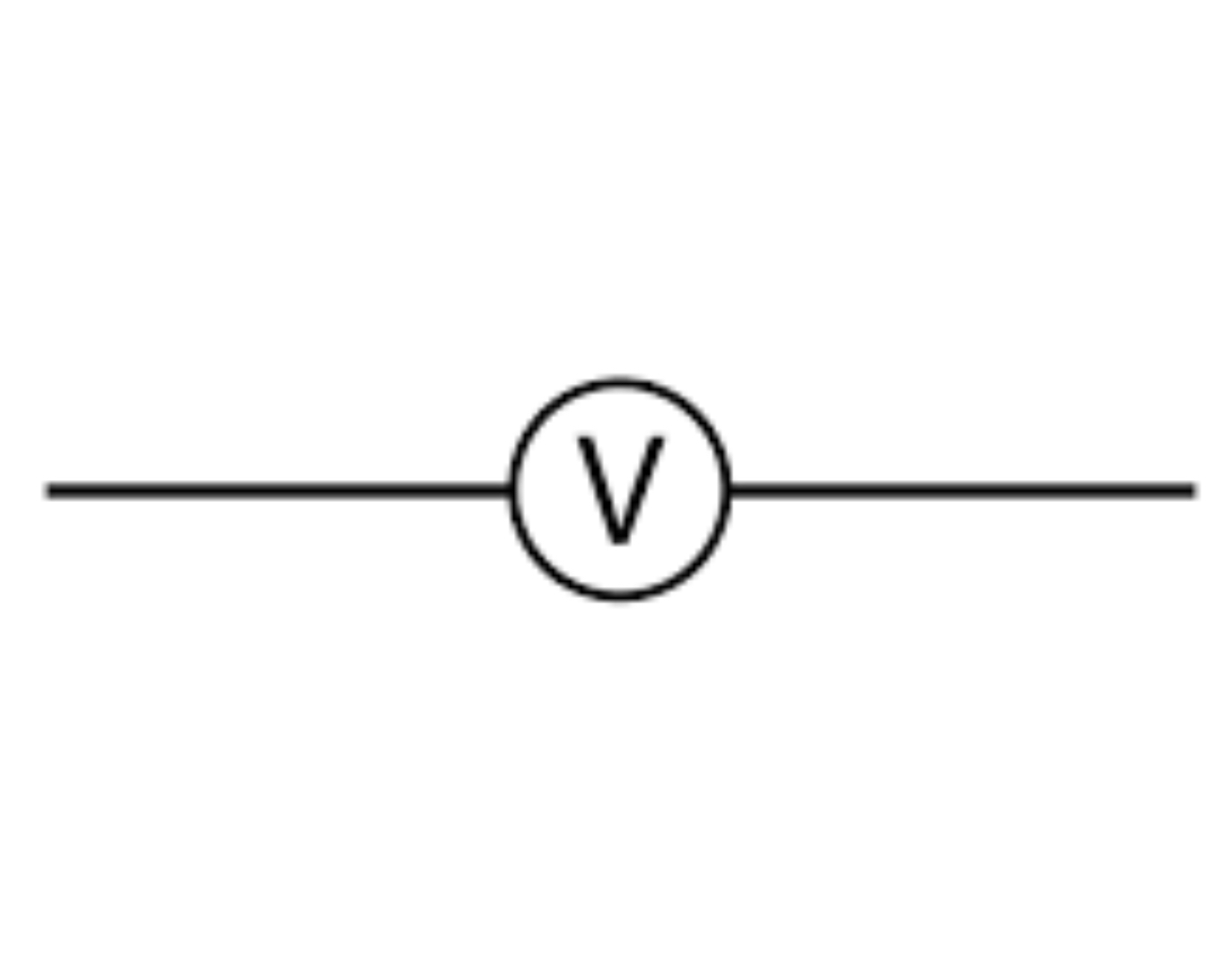 <p>Measures electric potential</p>