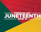 <p>aka Freedom/Emancipation Day, <strong>celebrating the end of slavery in the US</strong> - <strong>June 19th</strong> - the day Union soldiers led by Union General <strong>Gordan Granger</strong> arrived in <strong>Galveston Bay, Texas</strong> to announce the Civil War had ended &amp; the General Order No. 3 that all enslaved people were free in 1965</p><ul><li><p><strong>Made </strong>a <strong>national holiday</strong> on June 17, <strong>2021</strong> by Biden Administration</p></li><li><p>parades, picnics, speeches, fireworks</p></li><li><p>Importance: to remember history, celebrate successes from struggle</p></li></ul><p></p>