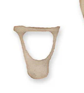 <p>think STAPLE - a hole </p>