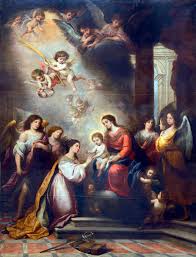 <p>Los Desposorios Misticos de Santa Catalina de Alejandria</p>