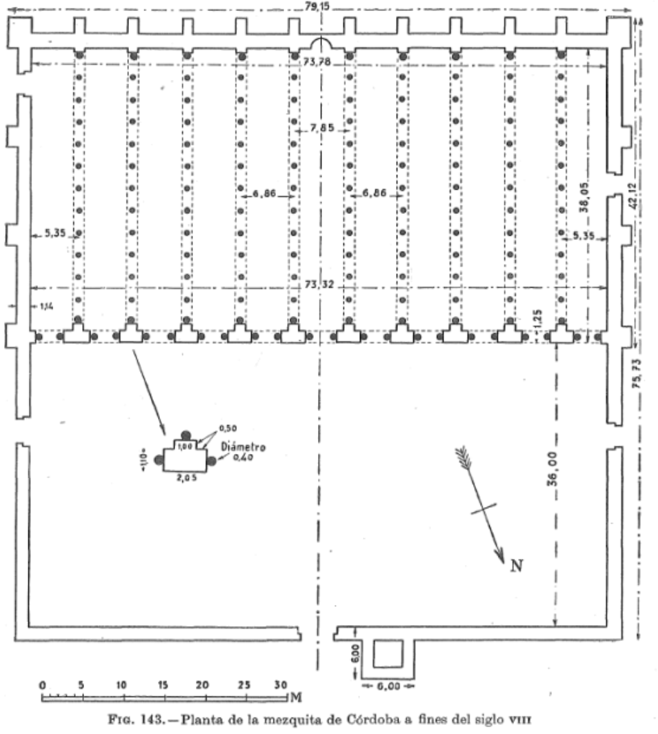 <p>FASE 1 - Mezquita de Abderraman I (731-788).</p>