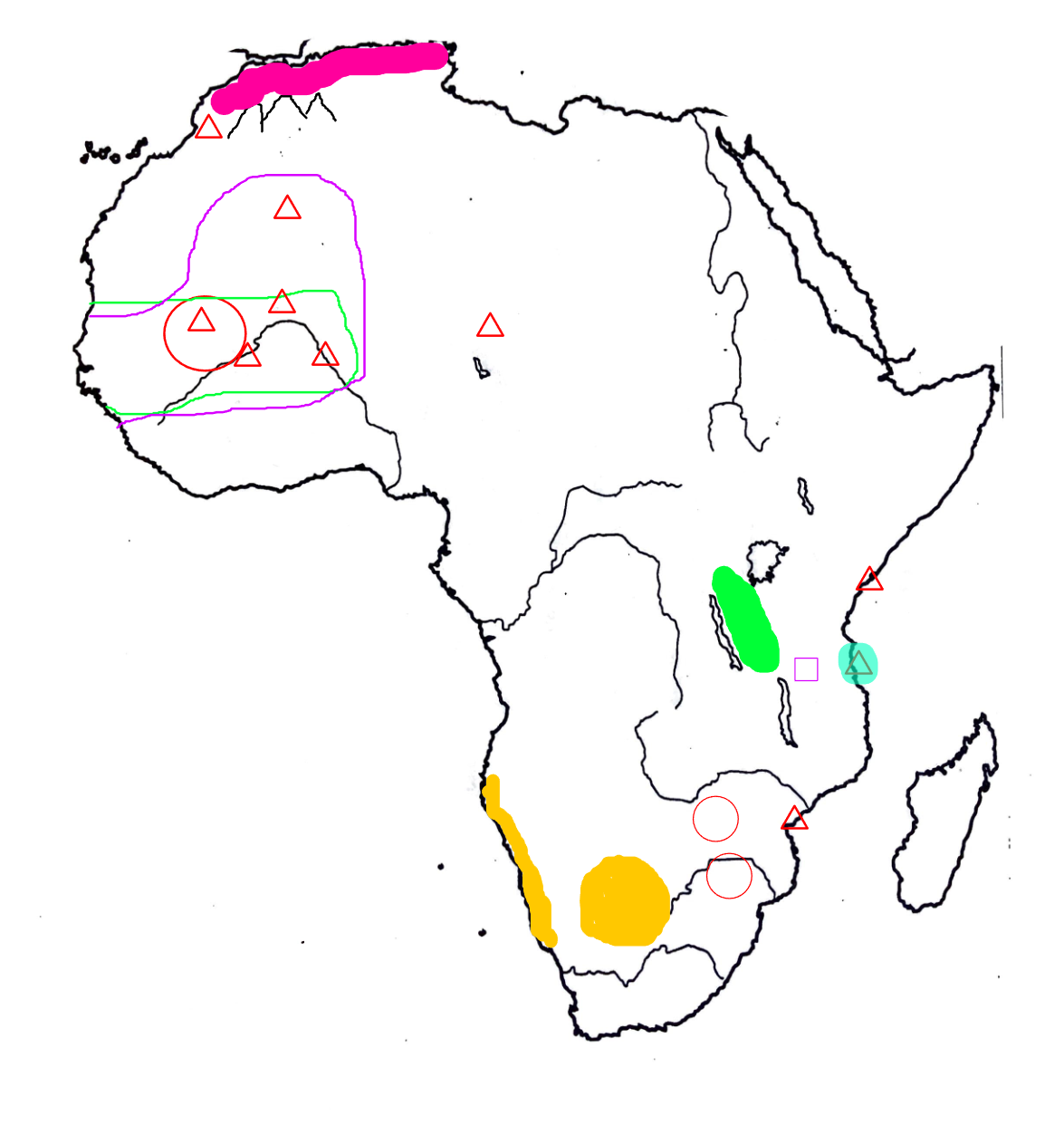 <p>That city directly to the right of Mt. Kilimanjaro aka the only mountain on the map</p>