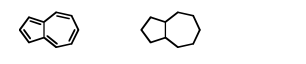 <p>Which reagent(s)/technique would serve to distinguish between azulene and bicyclo[5.3.0]decane</p>