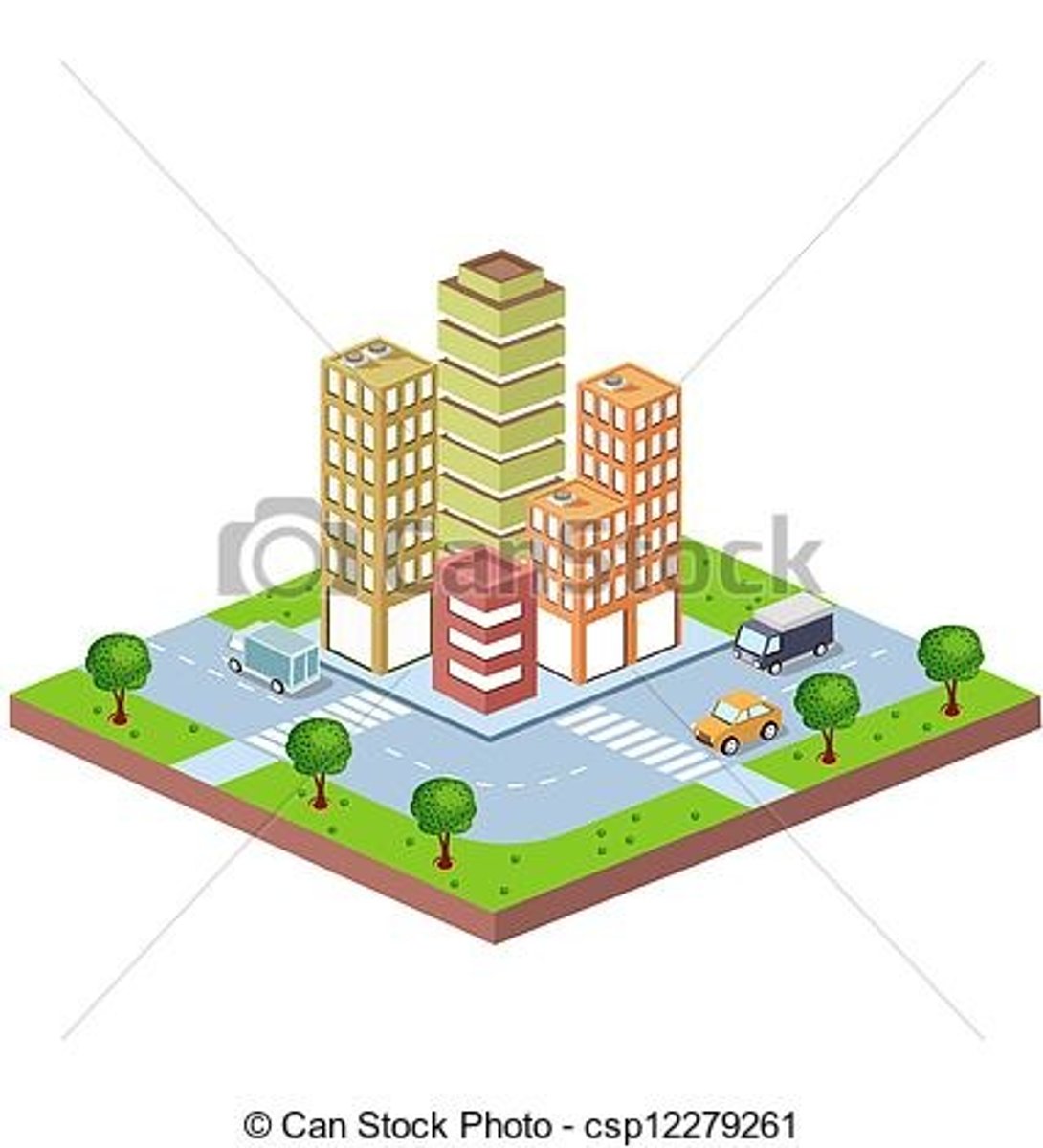 <p>city block</p>