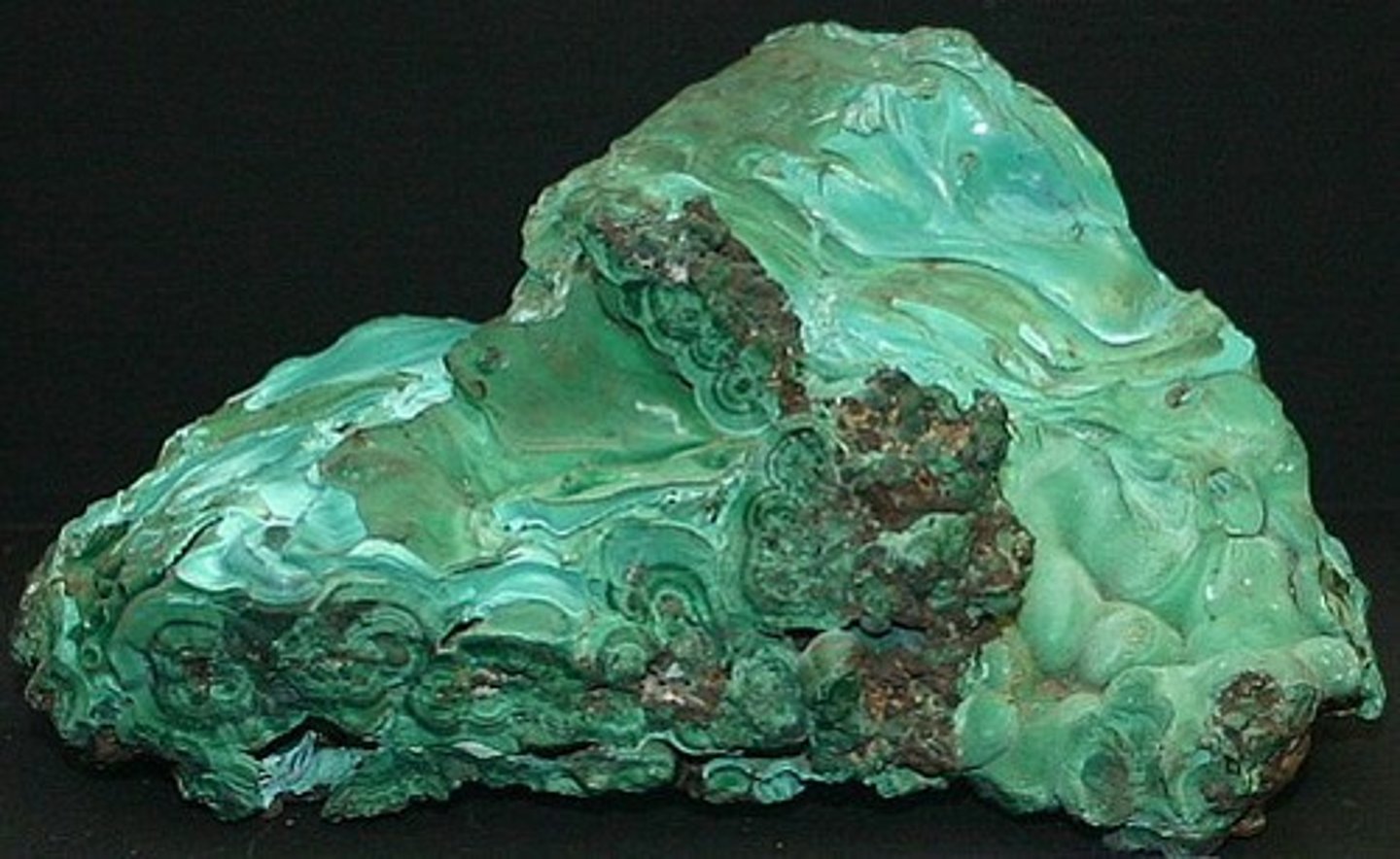<p>-Teal/and mixes of other colors<br>-Looks like a corroded penny<br>-Hardness 3.5<br>-Green streak</p>