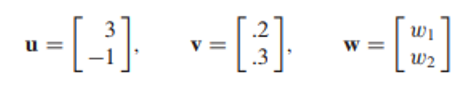 <p>A matrix with only one column is called a column _____, or simply a ______. Examples of _____ with two entries are</p>