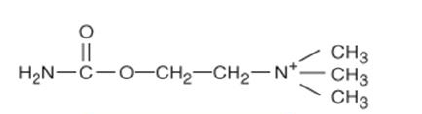 <p>Is this drug a nicotinic receptor agonist, muscarinic receptor agonist, and/or cleaved by ACHE? What is the name of this drug.&nbsp;</p>