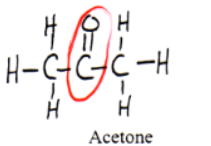 <p>ketones (example: acetone)</p>