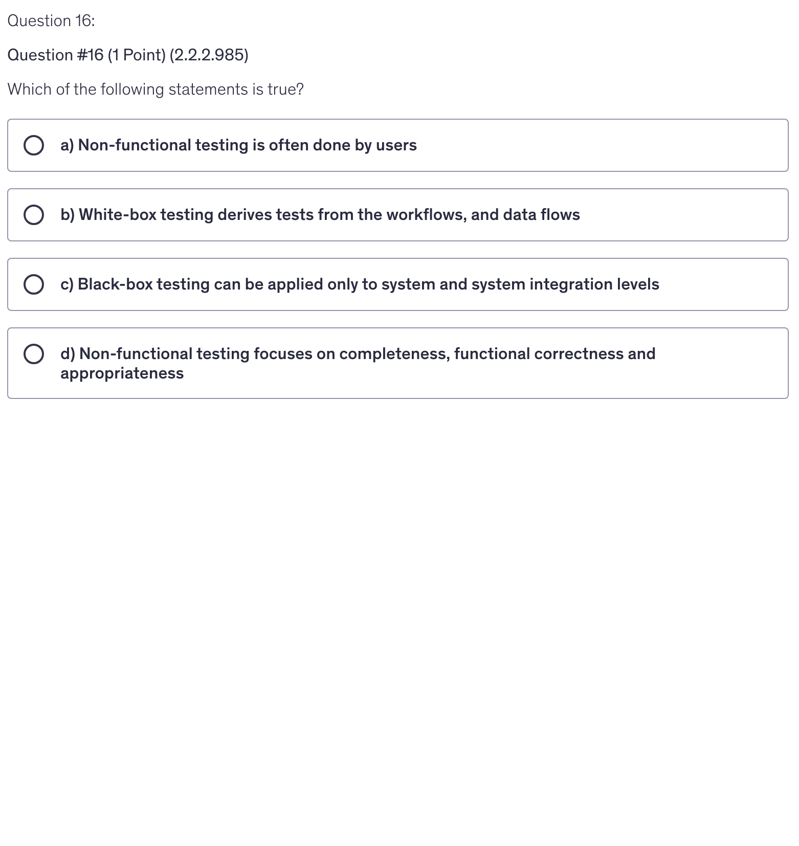 <p>Which of the following statements is true?</p>