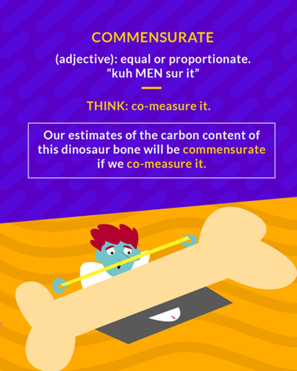 <p>(adj.) proportional</p>