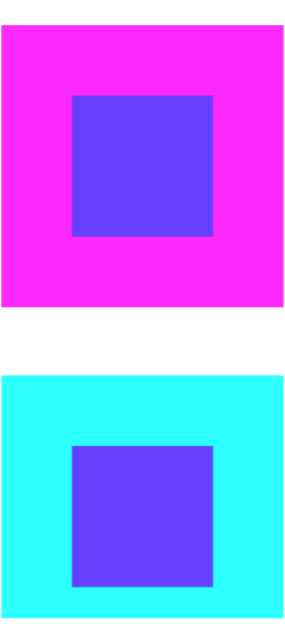 <p>From this image, explain how colour constancy could give rise to illusions.</p>