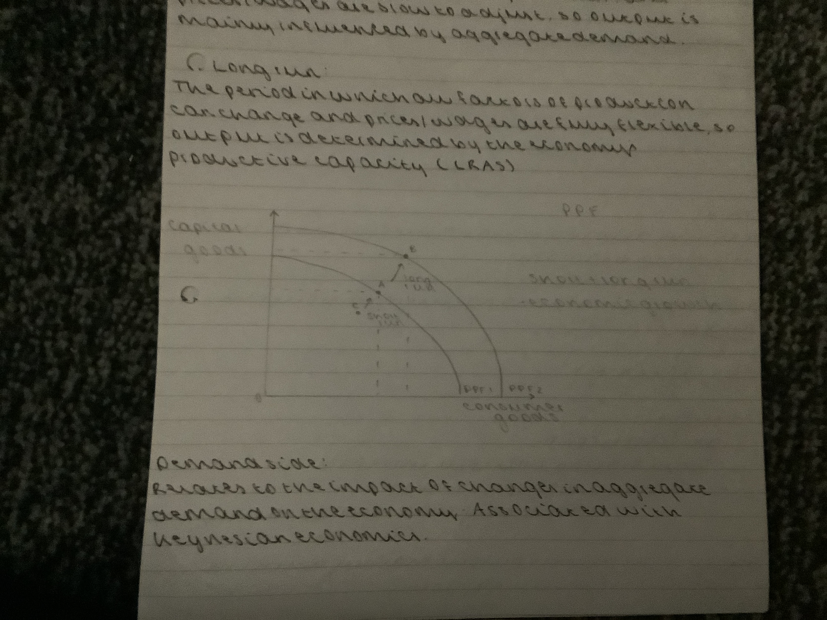 <p>Short - C-A</p><p>Long - A-B</p>