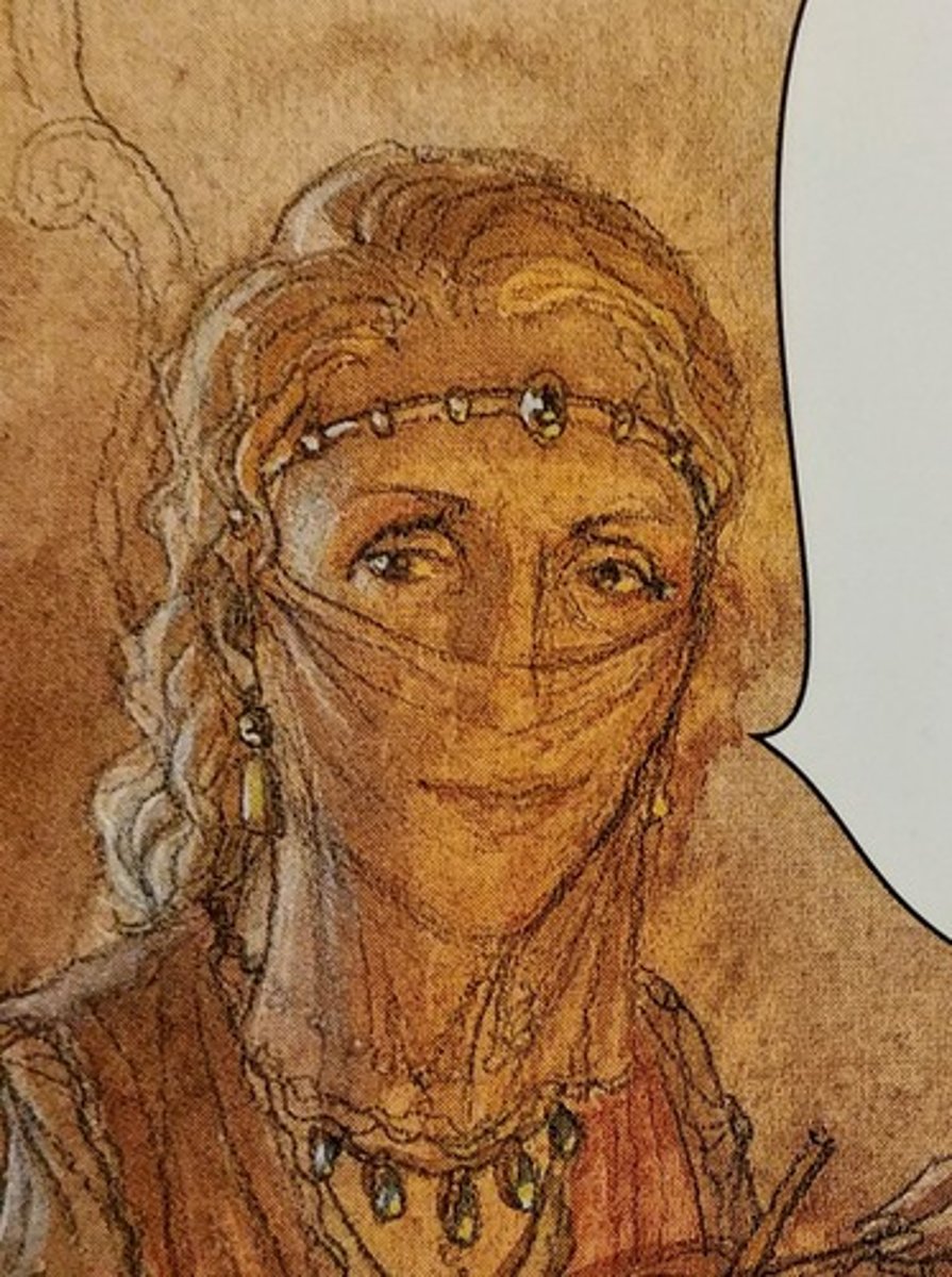 <p>Wife of Menelaus, Queen of Sparta. She is so beautiful that when she was abducted from Sparta by Troy, it sparked the Trojan war. Offers Telemachus assistance in his quest.</p>