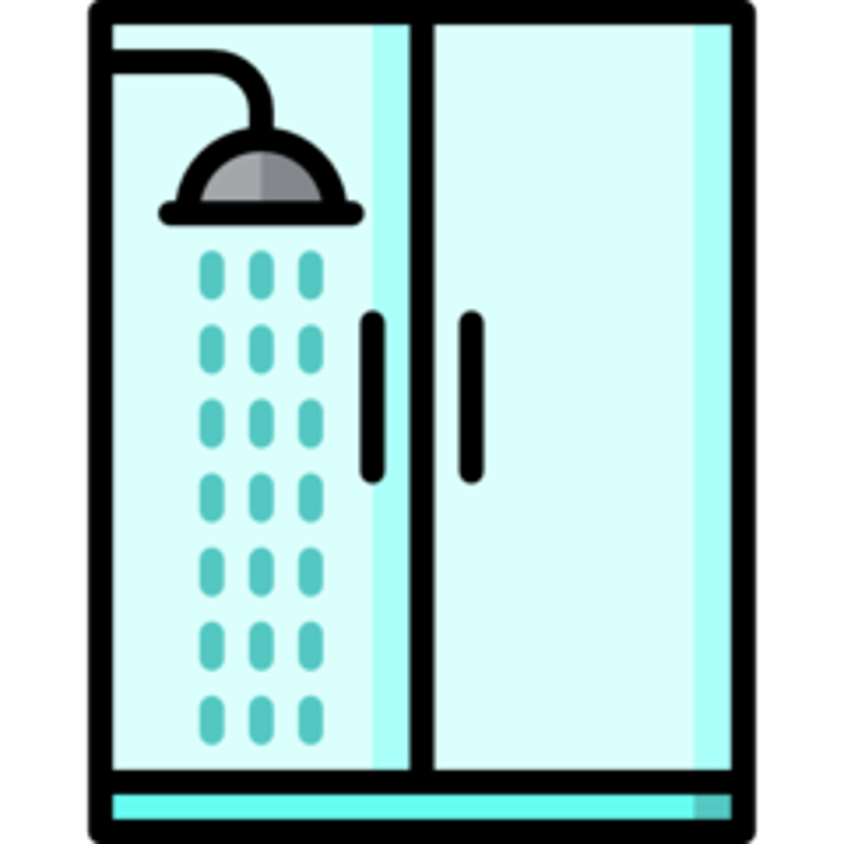 <p>die Dusche, -n</p><p>(Unsere Wohnung hat nur eine Dusche.)</p><p>(Our apartment only has a shower.)</p>