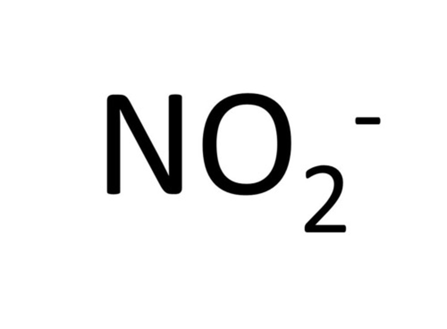<p>NO₂-</p>