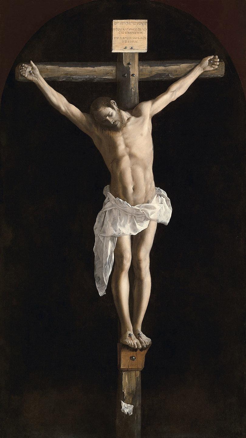 <p>Francisco de Zurbarán, <em>Christ on the Cross</em></p>