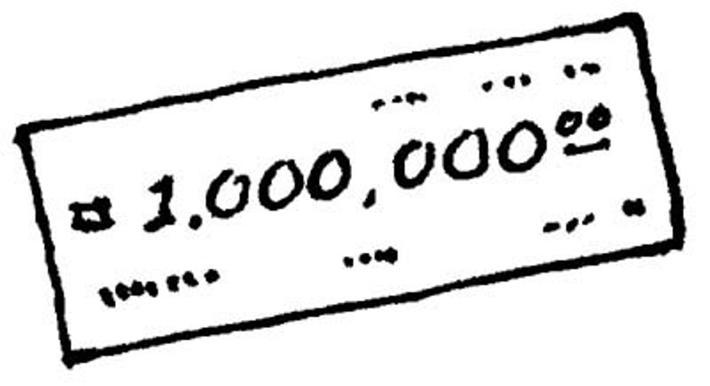 <p>a million/ millions of</p>