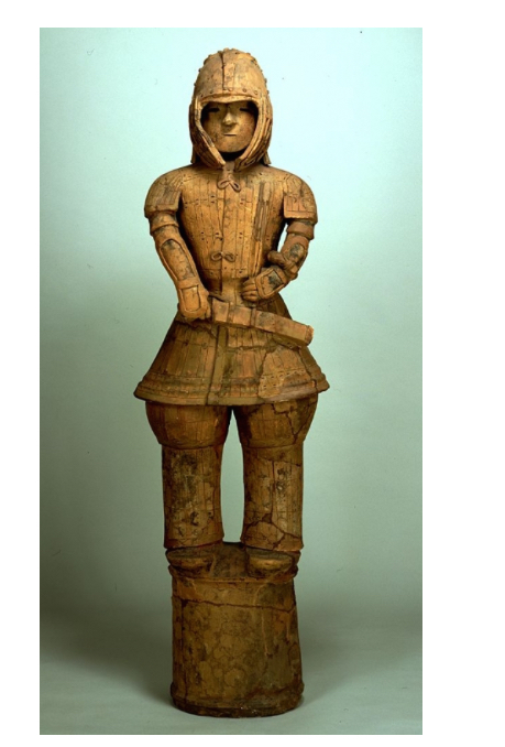 <p>Terracotta figurines set on and around funerary tumuli&nbsp;during the Kofun period (third century CE to 538 CE) in Japan. </p>