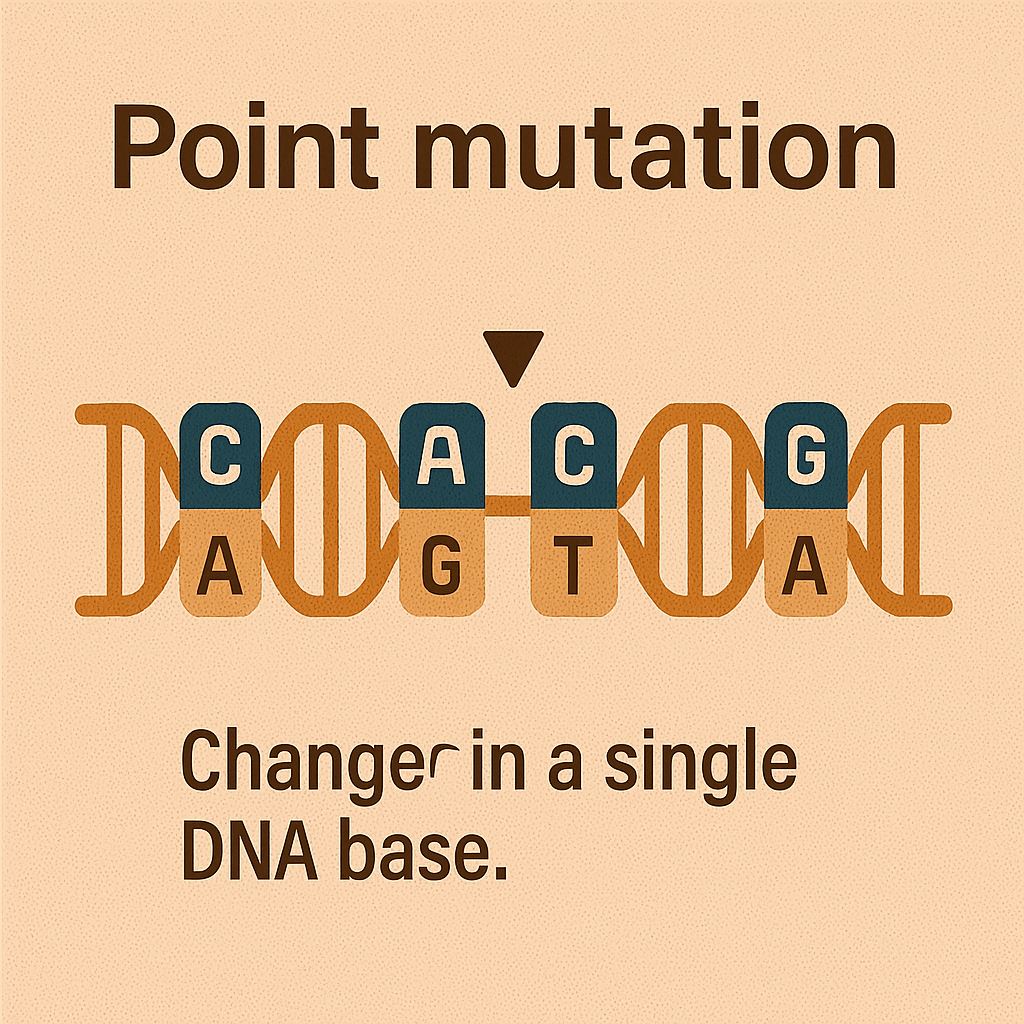 <p>Point mutation</p>