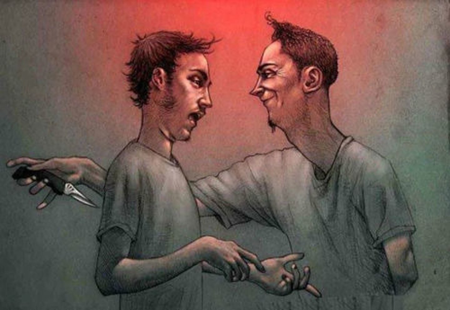 <p>xấu tính, độc địa</p><p>người xấu tính</p>