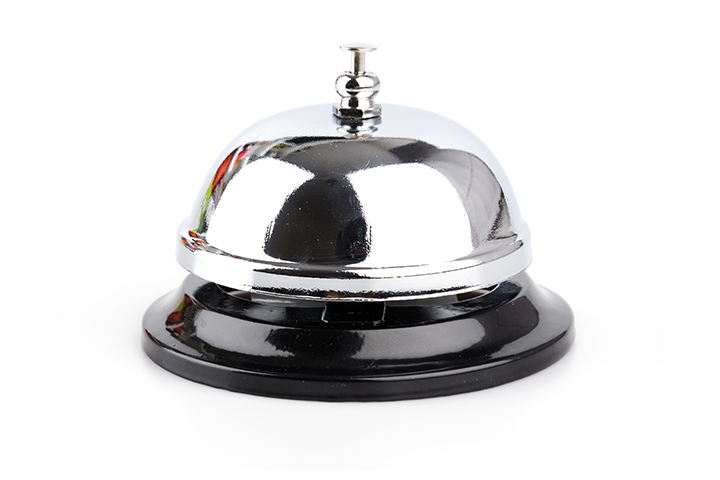 <p>The quality of sounds produced by waves with high frequency. </p>