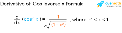 <p>-1 / sqrt(1 - x<sup>2</sup>)</p>