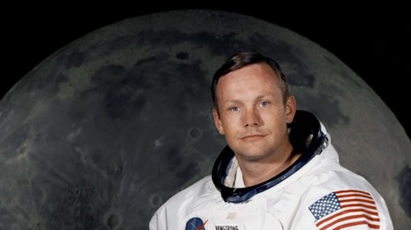 <p>first man to walk on the moon</p>