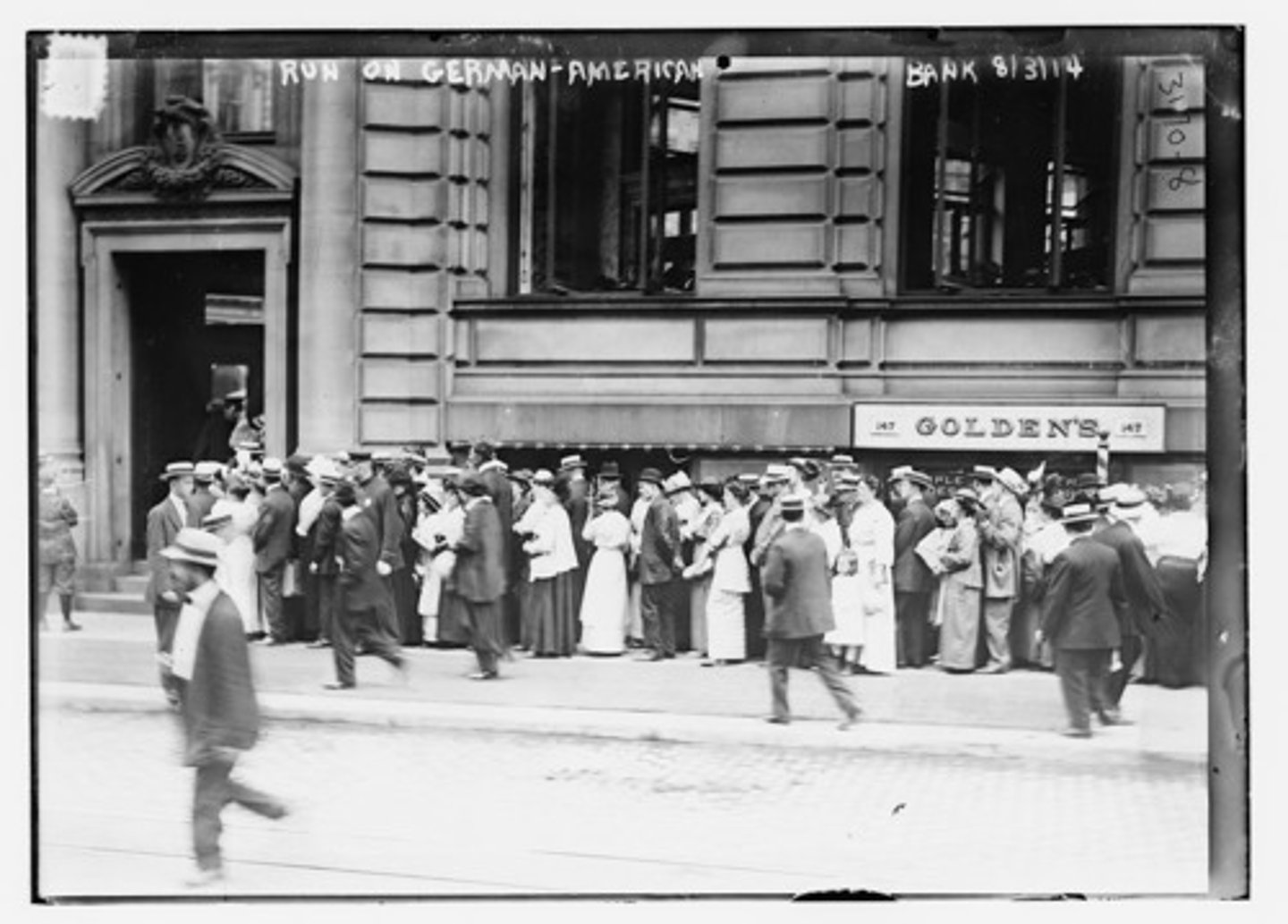<p>Higher US tariffs, Overproduction of food, buying on margin, market speculation, stock market crash, bank failures</p>