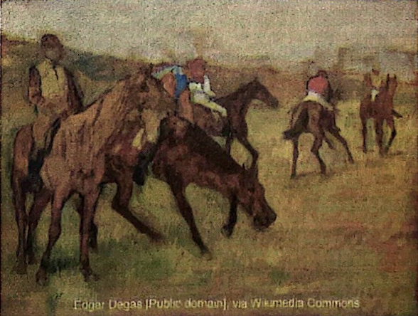 <p>Edgar Degas’ “Before the Race”</p>