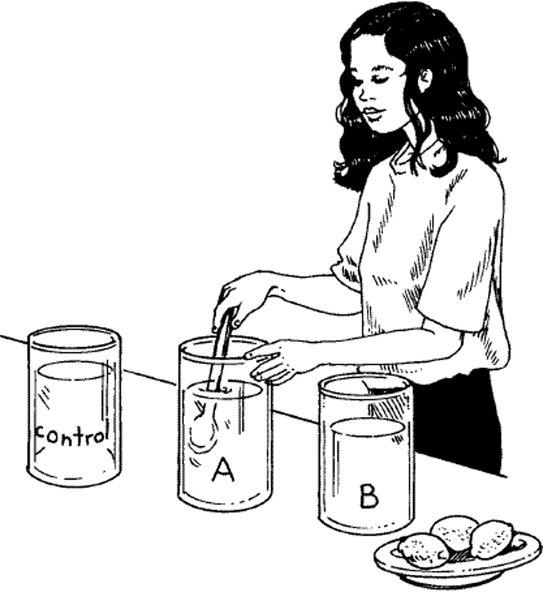 <p>experiment in which only one variable is changed</p>