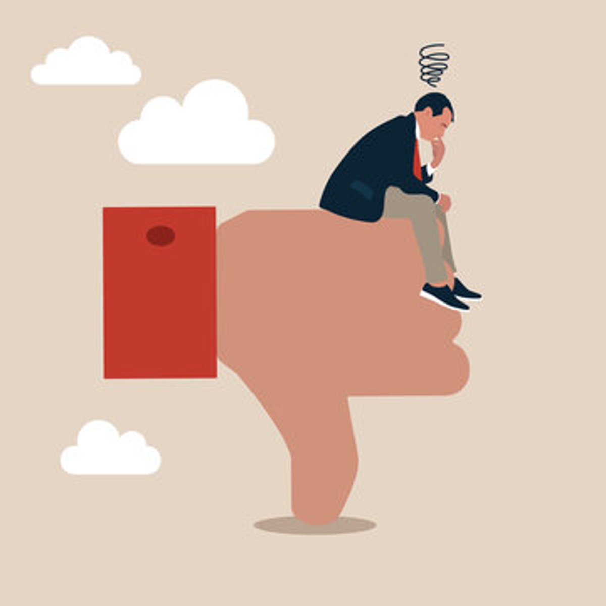 <p>v. to make someone less enthusiastic about a job</p>