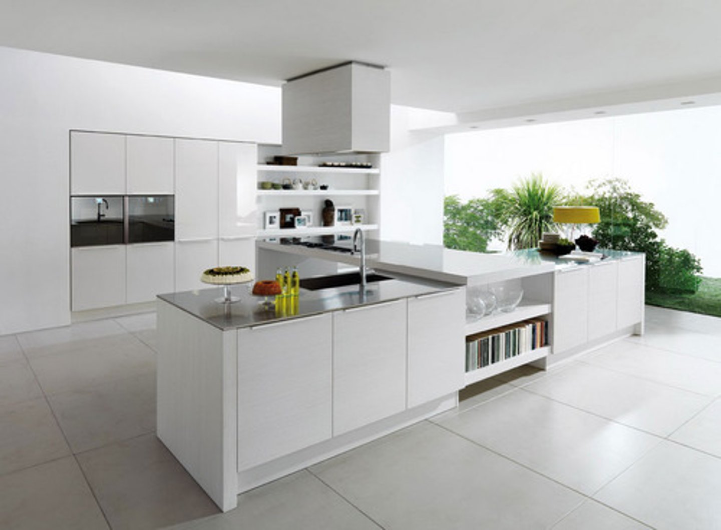 <p>open-floor kitchen</p>