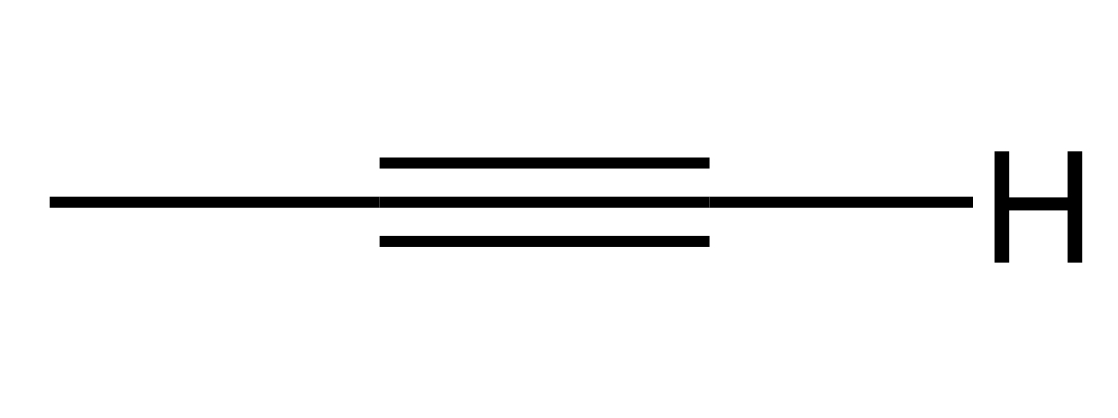 <p><span style="font-family: Helvetica; font-size: 33px;">Hydrocarbon containing a C</span><span style="font-family: &quot;Apple Symbols&quot;; font-size: 33px;">≡</span><span style="font-family: Helvetica; font-size: 33px;">C triple bond</span></p>