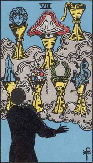<p>7 of cups</p>