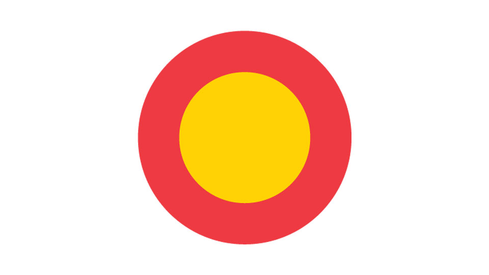 <p>Vad innebär detta vägmärke?</p>